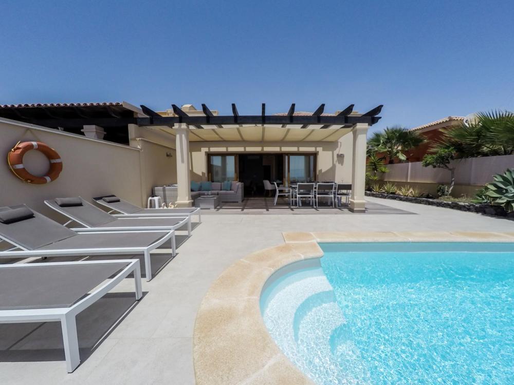 Luxurious Villa With Amazing Sea View And Pool Caleta De Fuste Eksteriør bilde
