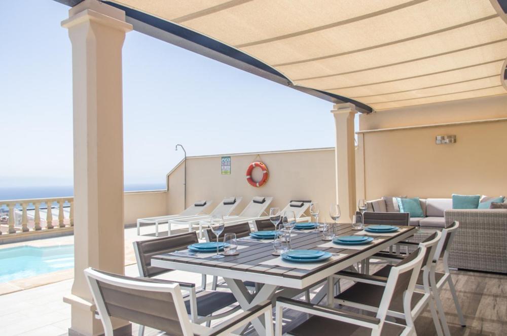 Luxurious Villa With Amazing Sea View And Pool Caleta De Fuste Eksteriør bilde