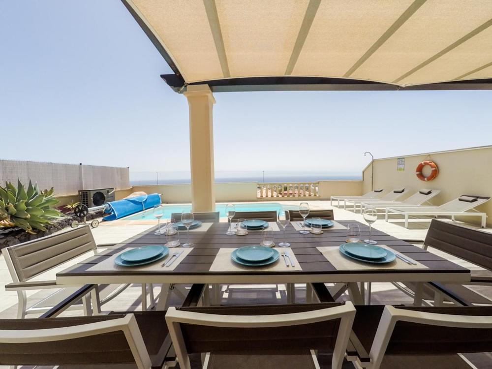 Luxurious Villa With Amazing Sea View And Pool Caleta De Fuste Eksteriør bilde