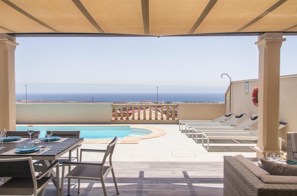 Luxurious Villa With Amazing Sea View And Pool Caleta De Fuste Eksteriør bilde